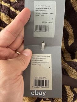 Tom Ford Bathrobe for men size Medium M 100% Cotton RRP 1299$ Tiger Print