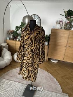 Tom Ford Bathrobe for men size XL Extra Large 100% Cotton RRP 1299$ Tiger Print