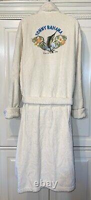 Tommy Bahama Bath Robe Men XL Yacht Golf Resort Mafia Old Sword Marlin Fish