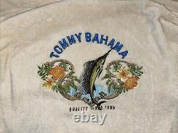 Tommy Bahama Bath Robe Men XL Yacht Golf Resort Mafia Old Sword Marlin Fish