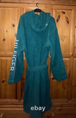 Tommy Hilfiger Evergreen Icon BathRobe Dressing Gown 100% Terry Cotton Size XL