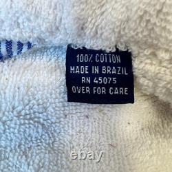 Tommy Hilfiger Logo Flag Bath Towel Robe Adult Unisex Red White Size L/XL