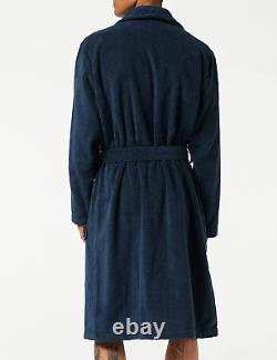 Tommy Hilfiger Men's Icon Bathrobe L, Blue (Navy Blazer)