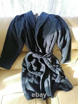 Tommy Hilfiger Men's Sz. M Medium? Cotton Toweling Bathrobe Navy Blue Gift