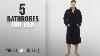 Top 10 Bathrobes For Men 2018 Mens Luxury Soft Coral Fleece Dressing Gown