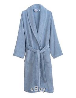TowelSelections Men's Robe, Organic Cotton Terry Shawl Bathrobe Small/Medium Cas