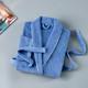 Towel Bathrobe 100% Cotton Sleepwear Kimono Bath Robes Unisex Dressing Long Gown