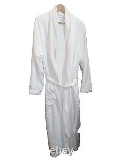 Trump Hotel Bathrobe Embroidery Hotel Logo NEW 2024 White Satin Style