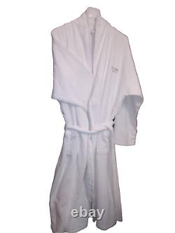 Trump Hotel Bathrobe Embroidery Hotel Logo NEW 2024 White Satin Style