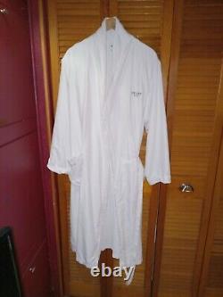 Trump Hotel Bathrobe Embroidery Hotel Logo NEW 2024 White Satin Style