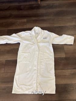 Trump International Beach Resort Hotels Bath Robe Terry White Logo One Sz L