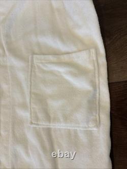 Trump International Beach Resort Hotels Bath Robe Terry White Logo One Sz L
