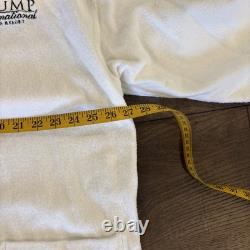 Trump International Beach Resort Hotels Bath Robe Terry White Logo One Sz L
