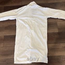 Trump International Beach Resort Hotels Bath Robe Terry White Logo One Sz L