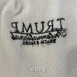 Trump International Beach Resort Hotels Bath Robe Terry White Logo One Sz L