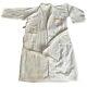 Trump Marina Bath Robe Unisex White Embroidered Logo Donald Trump One Size Fits