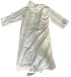 Trump Marina Bath Robe Unisex White Embroidered Logo Donald Trump One Size Fits