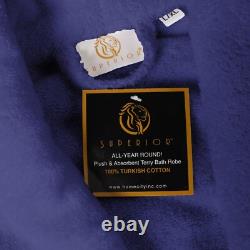 Turkish Cotton Terry Adult Men's Ultra-Soft Oversized Absorbent Bath Robe