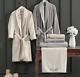 Turkish Cotton Women' s & Men' s 6 piece Family Bathrobe Set (%100 Cotton)