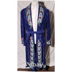 Tuskiiz Kazkh Embroidered Vintage Robe with Belt Vintage Amazing