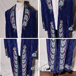 Tuskiiz Kazkh Embroidered Vintage Robe with Belt Vintage Amazing