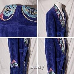 Tuskiiz Kazkh Embroidered Vintage Robe with Belt Vintage Amazing