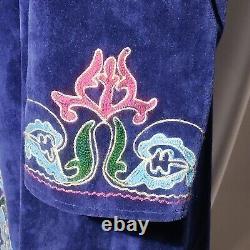 Tuskiiz Kazkh Embroidered Vintage Robe with Belt Vintage Amazing