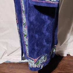 Tuskiiz Kazkh Embroidered Vintage Robe with Belt Vintage Amazing