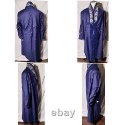 Tuskiiz Kazkh Embroidered Vintage Robe with Belt Vintage Amazing