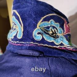 Tuskiiz Kazkh Embroidered Vintage Robe with Belt Vintage Amazing