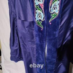 Tuskiiz Kazkh Embroidered Vintage Robe with Belt Vintage Amazing