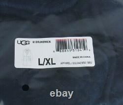 UGG Brunswick Robe Black Navy Rock Ridge Grey Black Bear Heather Size M / L / XL