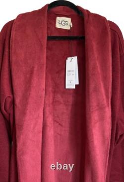 UGG Men's Robinson Robe, Dark Cherry Heather 10096932, Size XL/XXL NWT $148