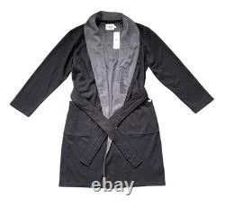 UGG Robinson Robe Black Heather XS/S NWT Plush Fleece Bathrobe Mens