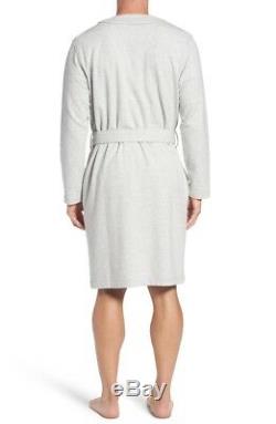 UGG brand Men 1014995 SAMUEL Bathrobe Sleepwear Soft Long Robe Seal Heather
