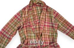 Unisex Missoni Home Bathrobe Multicolor Hooded Belted Robe Size 50