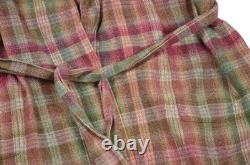 Unisex Missoni Home Bathrobe Multicolor Hooded Belted Robe Size 50