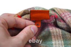 Unisex Missoni Home Bathrobe Multicolor Hooded Belted Robe Size 50