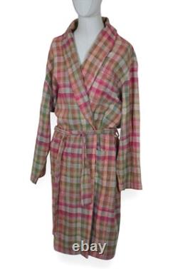 Unisex Missoni Home Bathrobe Multicolor Hooded Belted Robe Size 50
