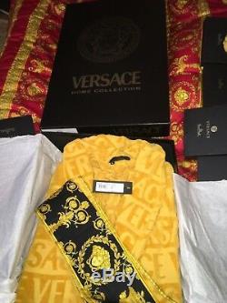 VERSACE BATHROBE MEDUSA Unisex home New in Box ORIGINAL AUTHENTIC ITALY 1 left