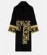 VERSACE Baroque Bathrobe Mens XXL Black/Gold 100% Authentic