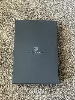 VERSACE Baroque Bathrobe Mens XXL Black/Gold 100% Authentic