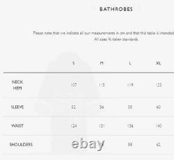 VERSACE Bath Robe home Unisex Authentic Christmas Gift in Box w tags XL