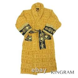 VERSACE Bathrobe logo gown room wear yellow Men's Outerwear from Japan