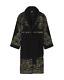 VERSACE Coupe Des Dieux $1075 Black Unisex Long Bathrobe New And Authentic