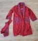VERSACE Greca Print Red Bathrobe Size Medium