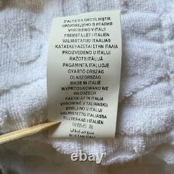 VERSACE Home Baroque Bathrobe AOP Logo White Gold Barocco Print Size XL