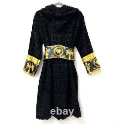 VERSACE I Love Baroque Bathrobe Logo Baroque pattern Gown Loungewear JAPAN