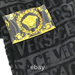 VERSACE I Love Baroque Bathrobe Logo Baroque pattern Gown Loungewear JAPAN