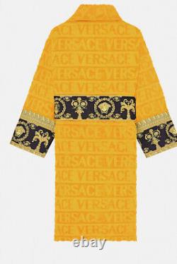 VERSACE Orange Baroque Bathrobe size XXL